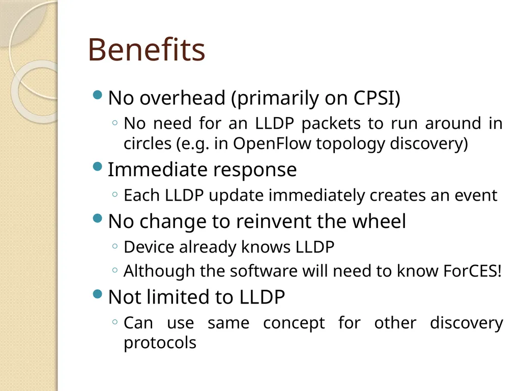 SDN and ForCES based optimal network topology - slide 5 of 7
