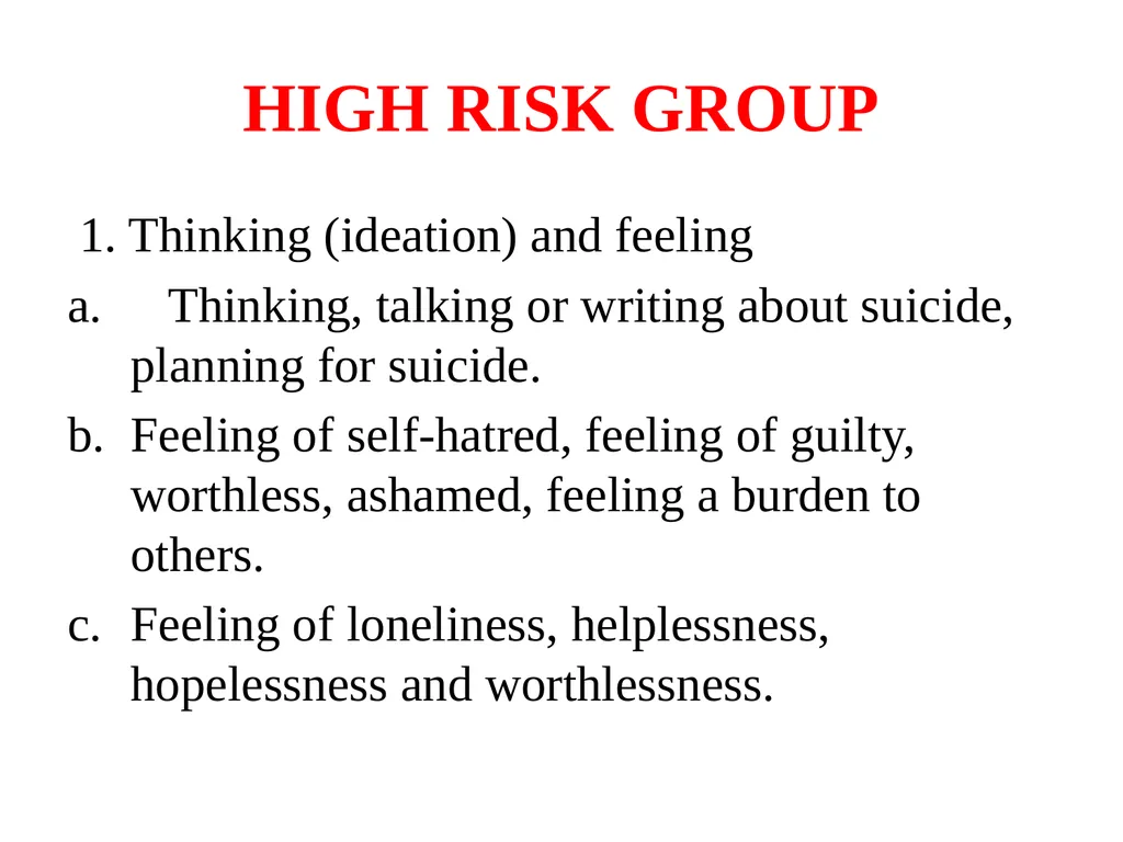 EPIDEMIOLOGY AND PREVENTION OF STRESS AND SUCIDE - slide 24 of 49