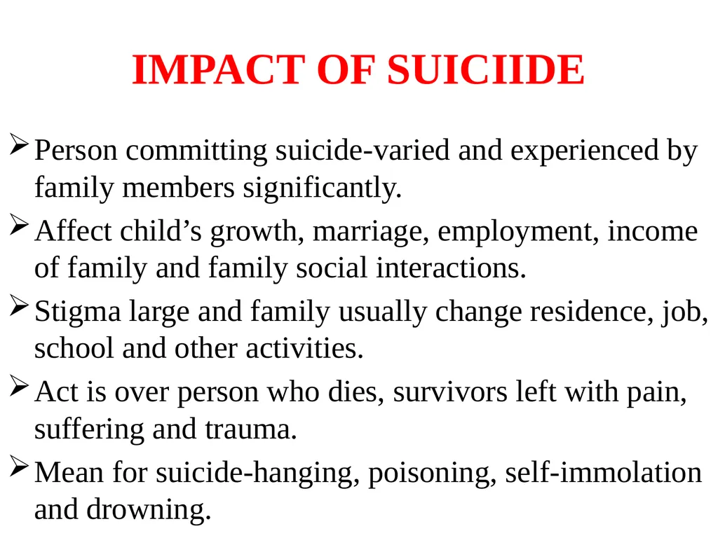 EPIDEMIOLOGY AND PREVENTION OF STRESS AND SUCIDE - slide 20 of 49