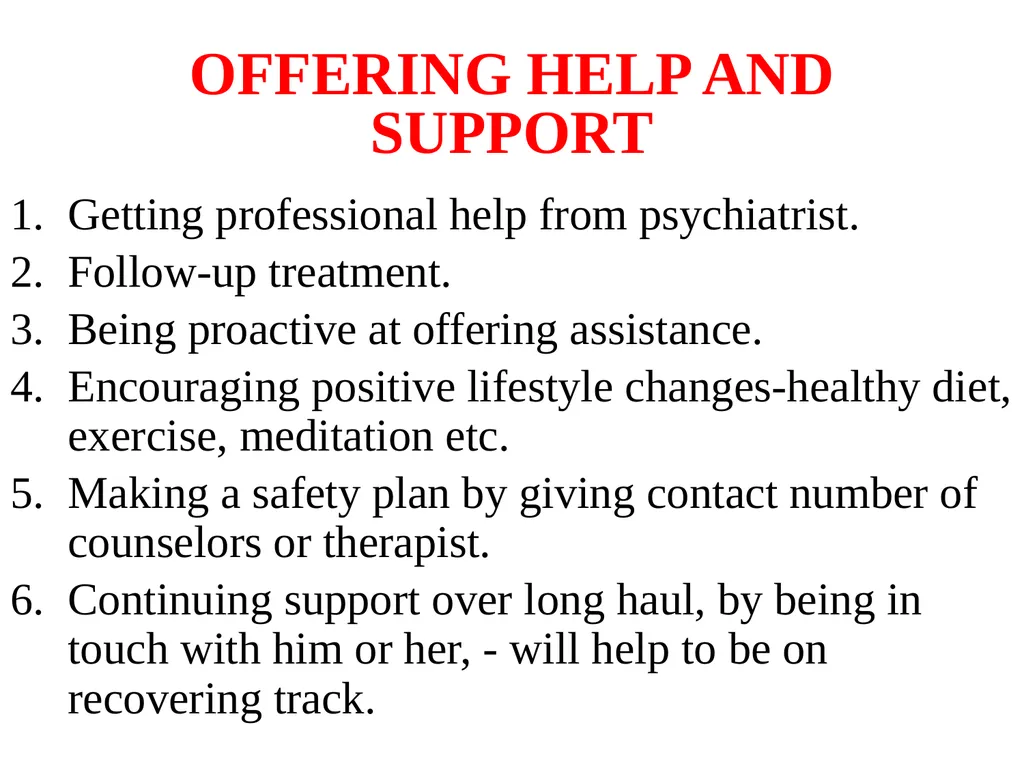 EPIDEMIOLOGY AND PREVENTION OF STRESS AND SUCIDE - slide 43 of 49