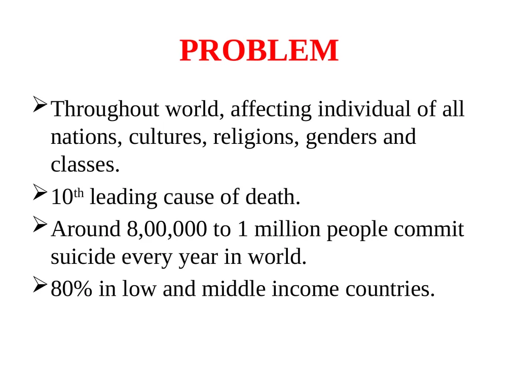 EPIDEMIOLOGY AND PREVENTION OF STRESS AND SUCIDE - slide 18 of 49