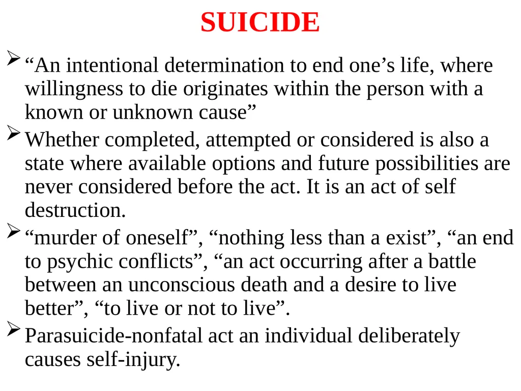 EPIDEMIOLOGY AND PREVENTION OF STRESS AND SUCIDE - slide 16 of 49