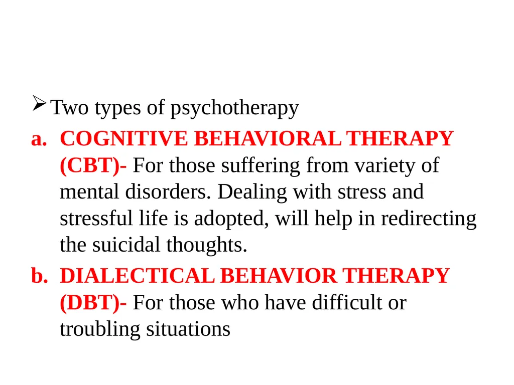 EPIDEMIOLOGY AND PREVENTION OF STRESS AND SUCIDE - slide 38 of 49