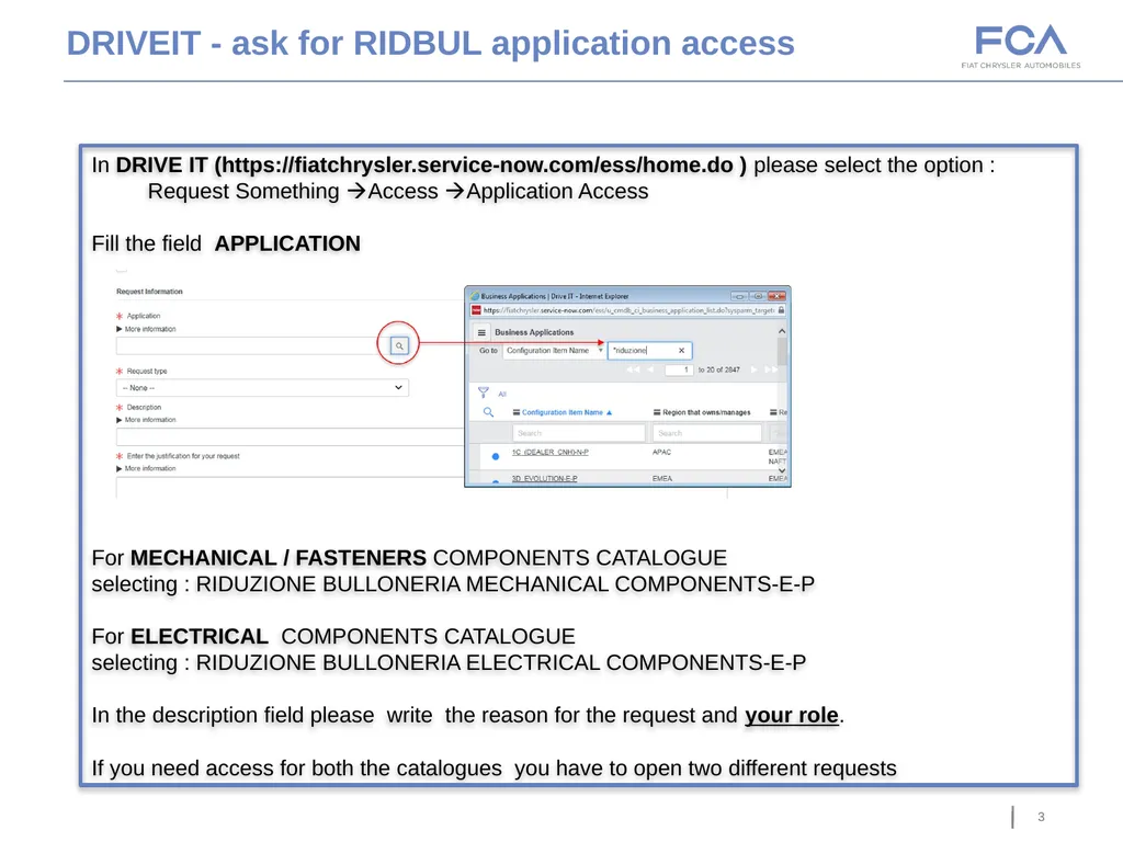 Ridbul - DRIVEIT 2 Ask for application access - slide 3 of 5