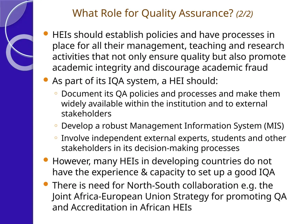 CHEA International Quality Group (CIQG) Quality - slide 10 of 14