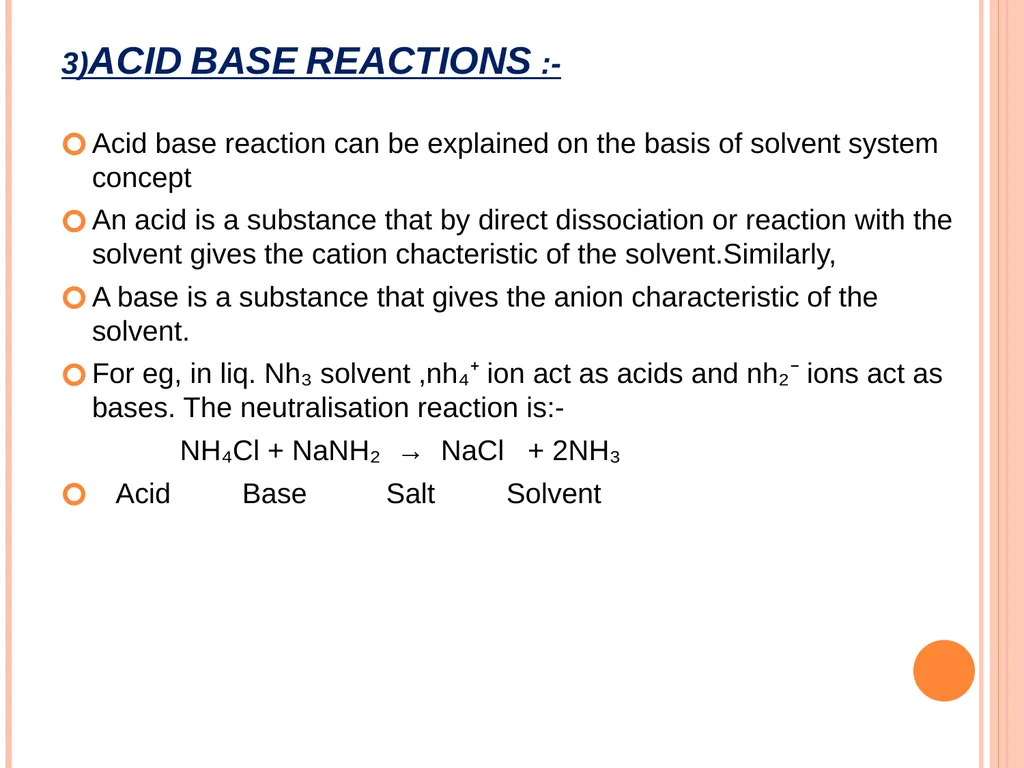 NON AQUEOUS SOLVENTS Dr. PRINCY K.G. ASSOCIATE - slide 15 of 29