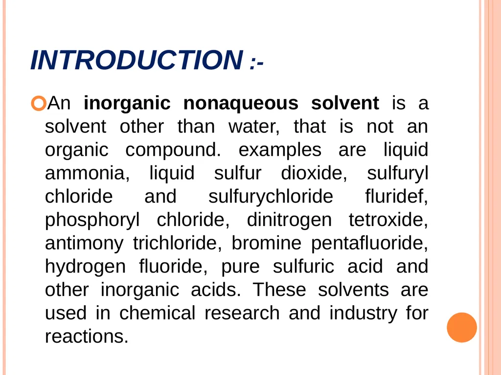 NON AQUEOUS SOLVENTS Dr. PRINCY K.G. ASSOCIATE - slide 2 of 29