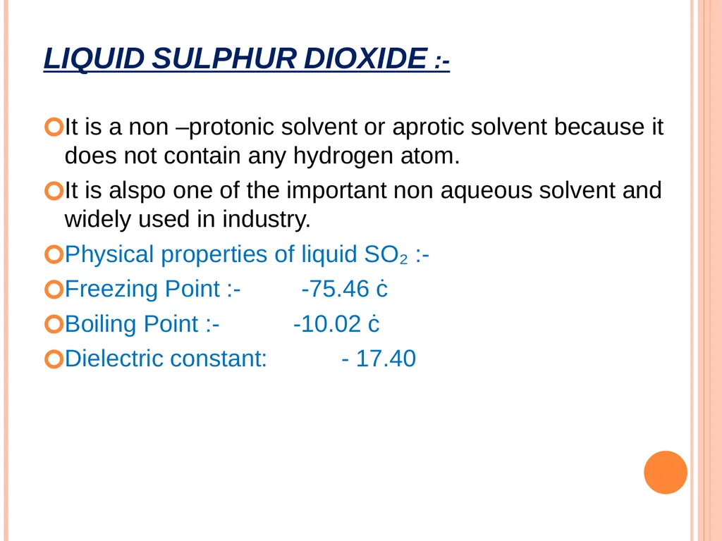 NON AQUEOUS SOLVENTS Dr. PRINCY K.G. ASSOCIATE - slide 24 of 29