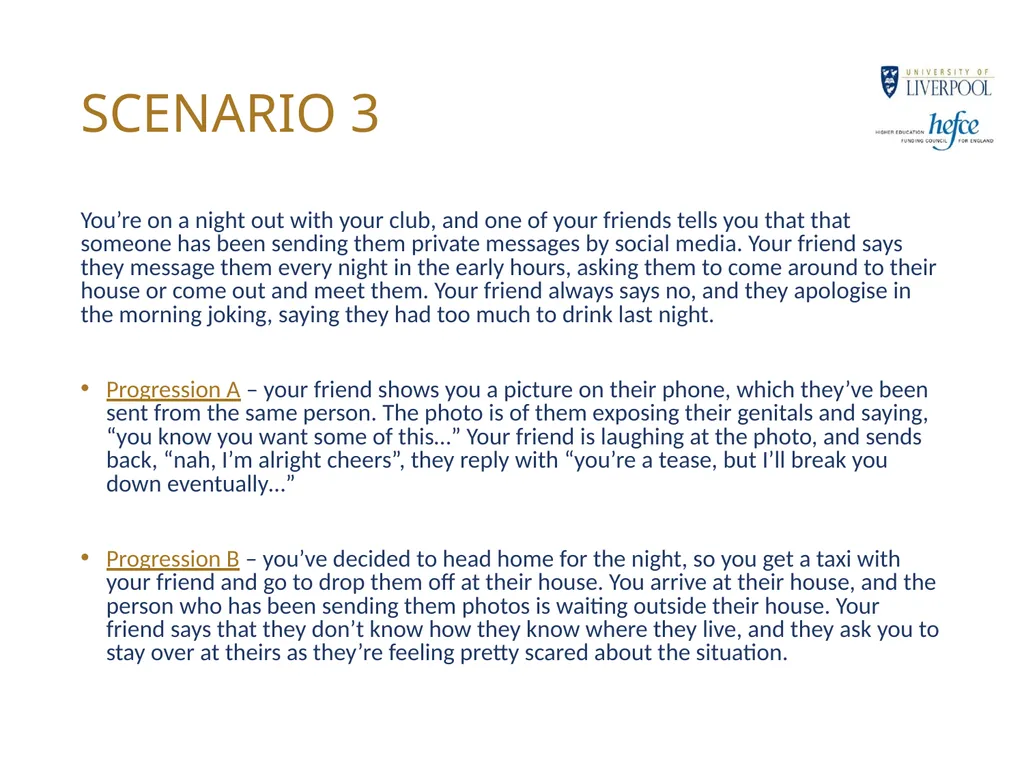 CHANGING CAMPUS CULTURE BYSTANDER INTERVENTION - slide 20 of 23