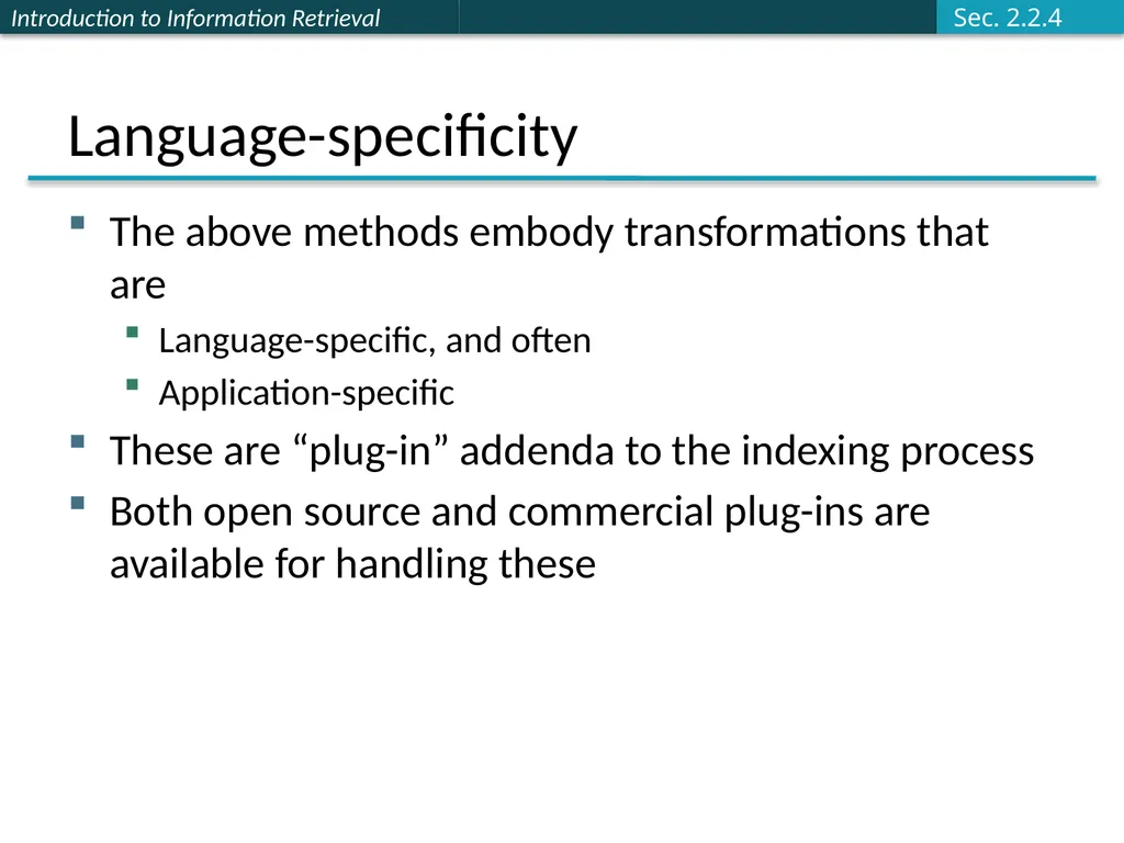 Stemming and Lemmatization Lemmatization Reduce - slide 7 of 9