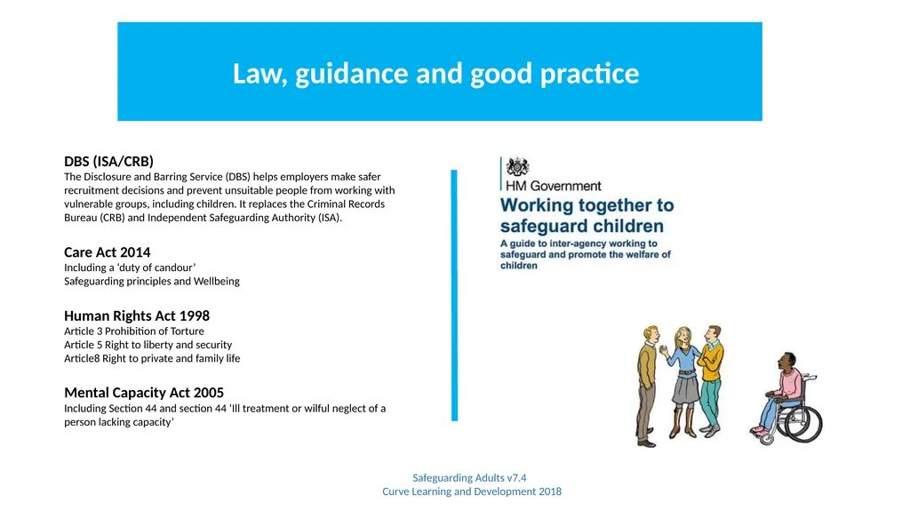 Safeguarding Adults Safeguarding Adults v7.4 Curve - slide 4 of 9