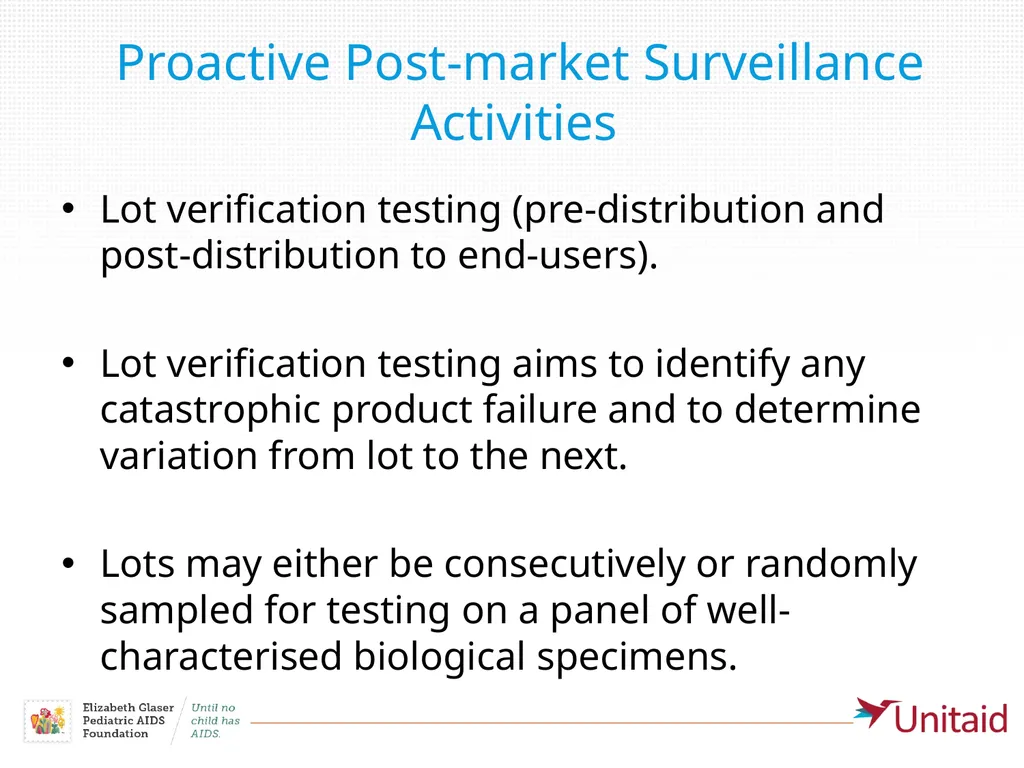 Optimizing Early Infant HIV Diagnosis through the - slide 6 of 16