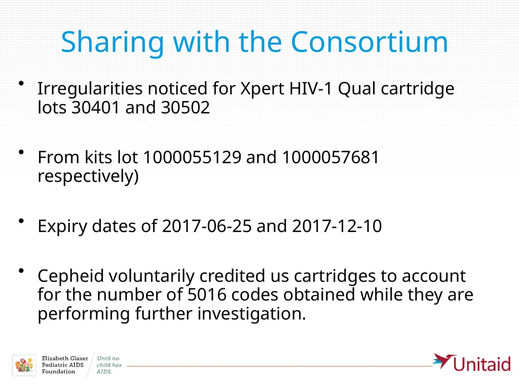 Optimizing Early Infant HIV Diagnosis through the - slide 13 of 16