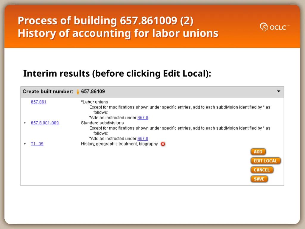 WebDewey Number Building Internal table examples - slide 14 of 18
