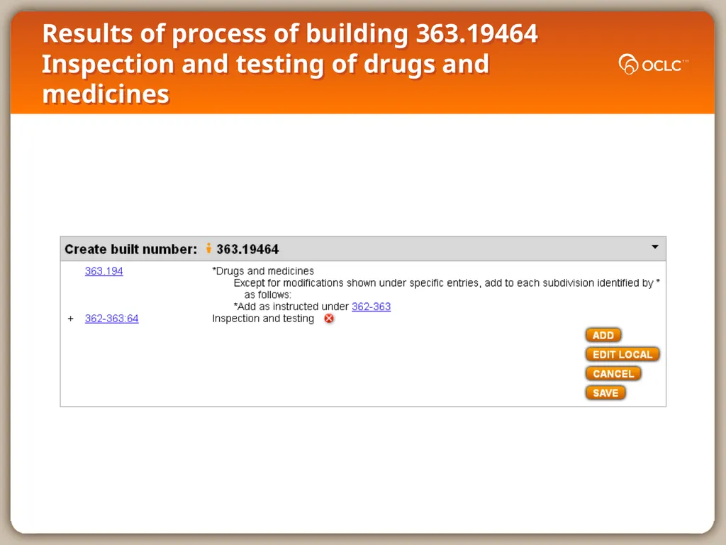 WebDewey Number Building Internal table examples - slide 6 of 18