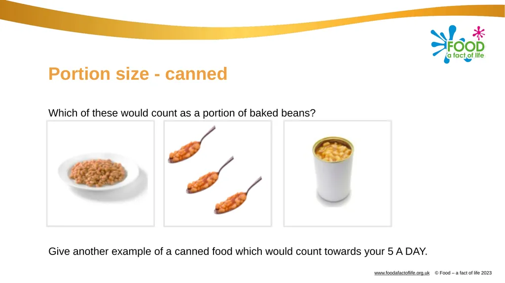 5 a day - What counts and what is a - slide 9 of 14