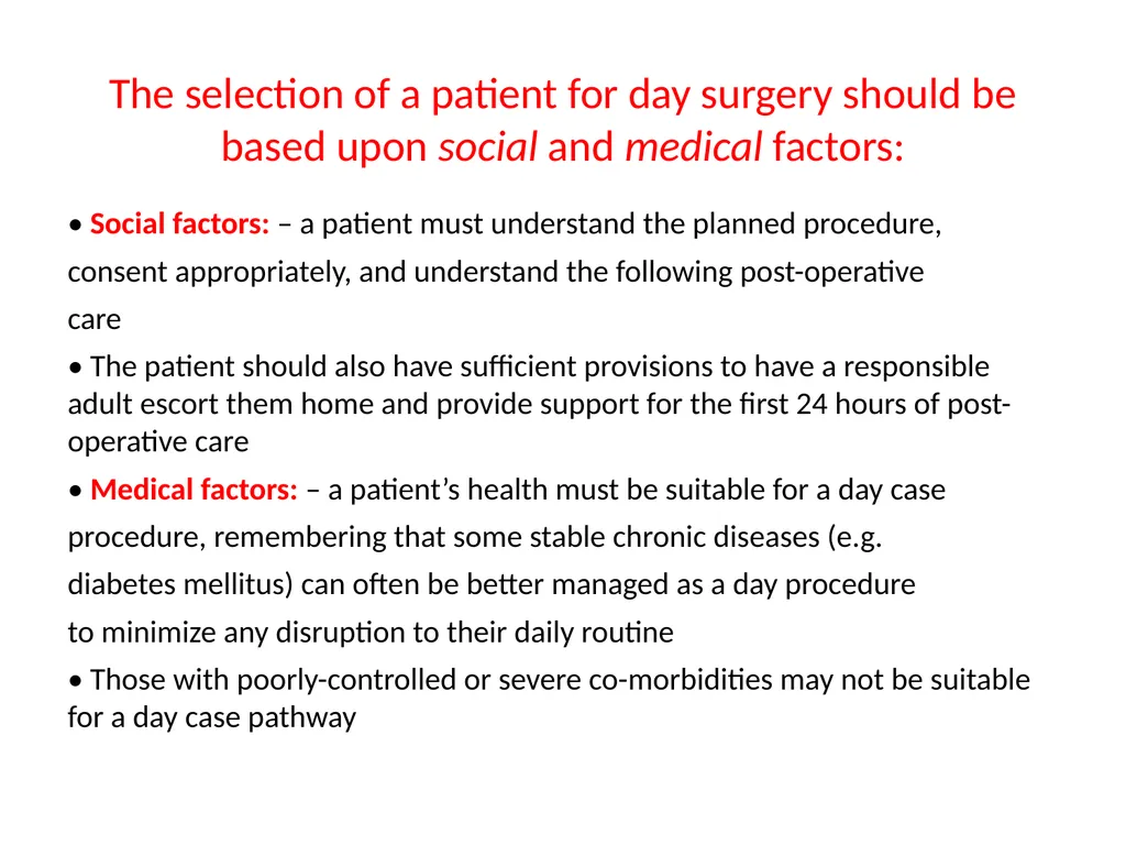 Day Case Surgery Dr. Adel Al-Najjar Consultant - slide 9 of 9