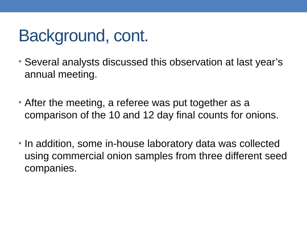 2016 Onion Germination Referee Results Sue - slide 3 of 14