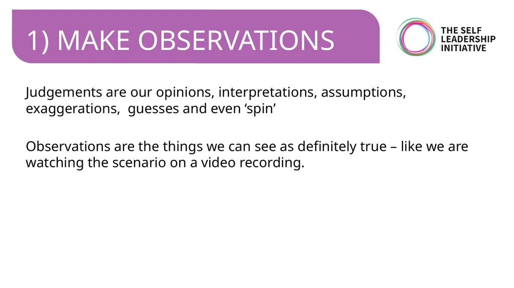 CONFLICT RESOLUTION: USING NON-VIOLENT - slide 7 of 22