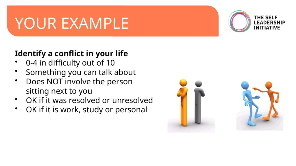 CONFLICT RESOLUTION: USING NON-VIOLENT - slide 4 of 22
