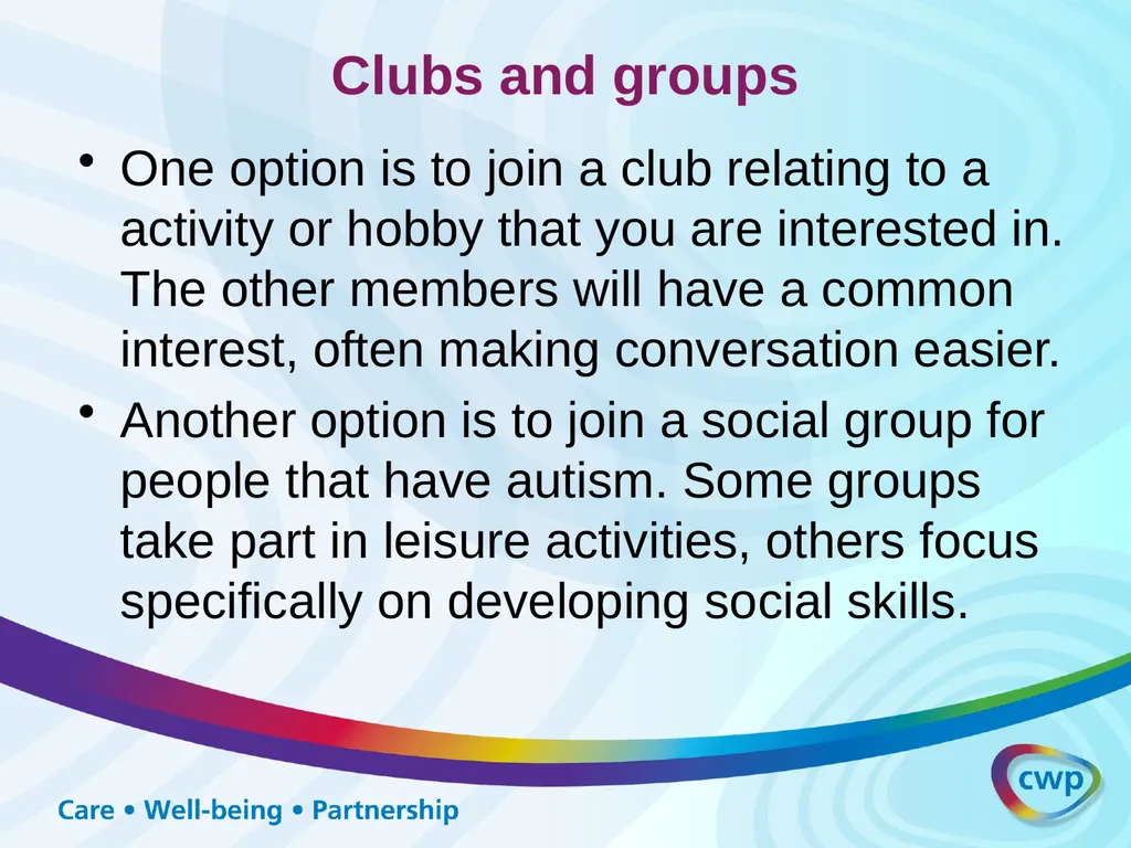 Social Skills and Communication Hub Presentation - slide 22 of 35