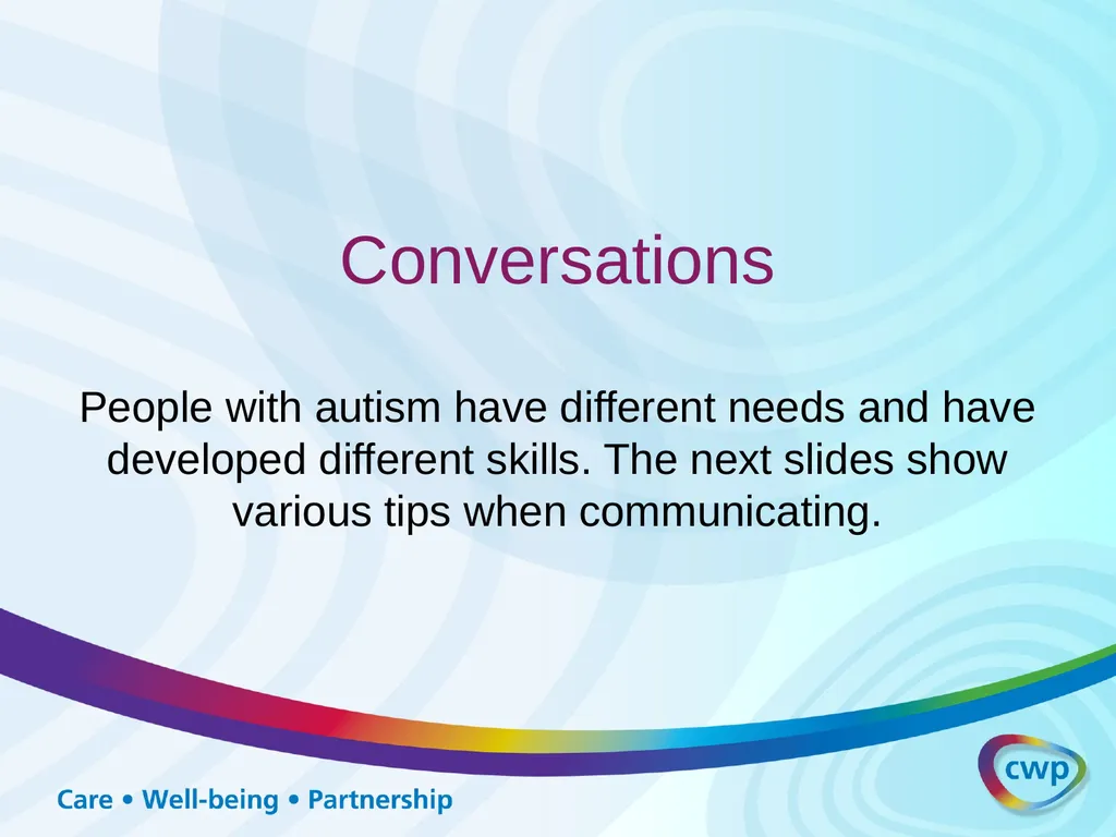Social Skills and Communication Hub Presentation - slide 11 of 35
