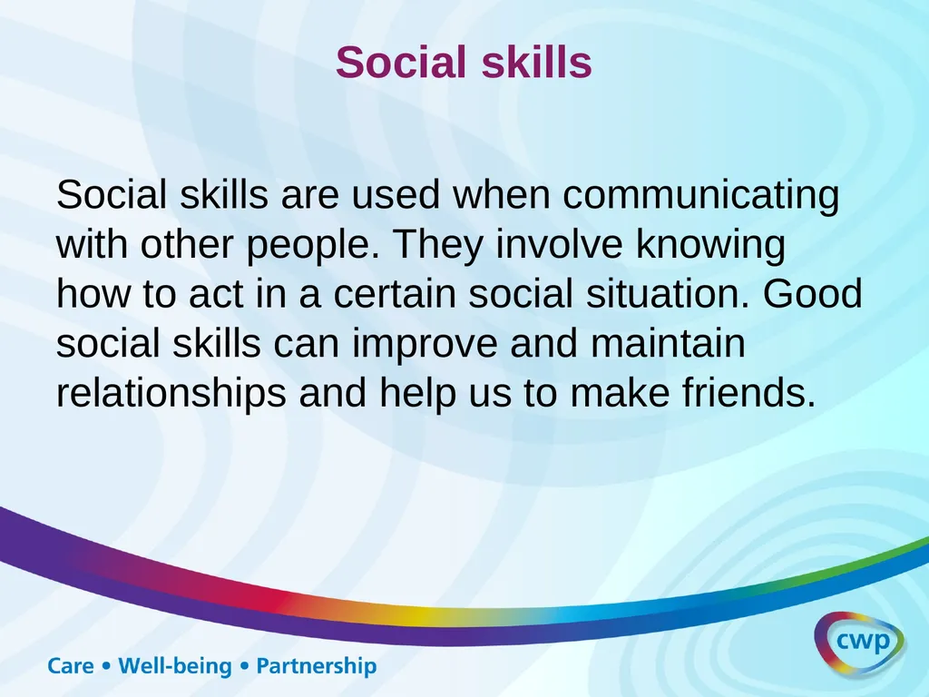 Social Skills and Communication Hub Presentation - slide 3 of 35