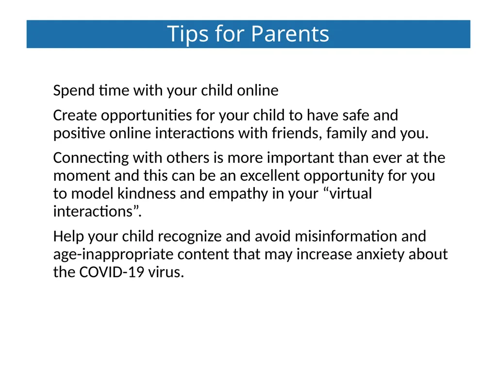 Ways you can help keep your children safe online - slide 4 of 8