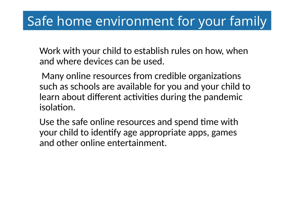 Ways you can help keep your children safe online - slide 7 of 8