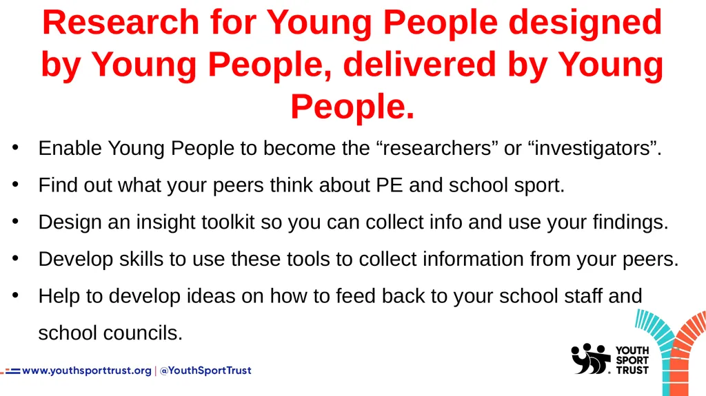 Young Researchers/Insight Investigators Research - slide 4 of 33