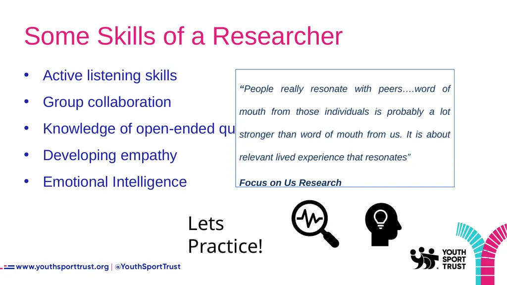 Young Researchers/Insight Investigators Research - slide 13 of 33