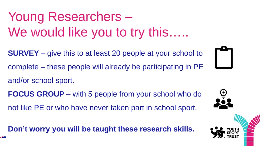 Young Researchers/Insight Investigators Research - slide 29 of 33