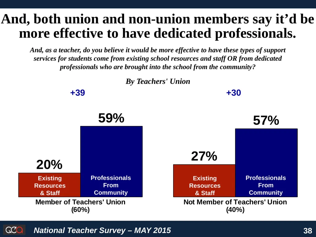National Survey of American Teachers Key Findings - slide 38 of 48