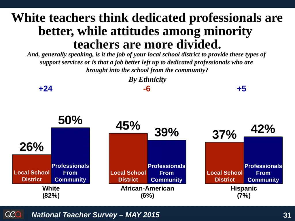 National Survey of American Teachers Key Findings - slide 31 of 48