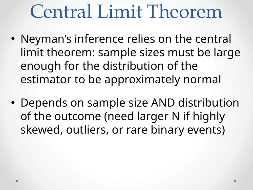 Inference: Neyman’s Repeated Sampling STA 320 - slide 26 of 39