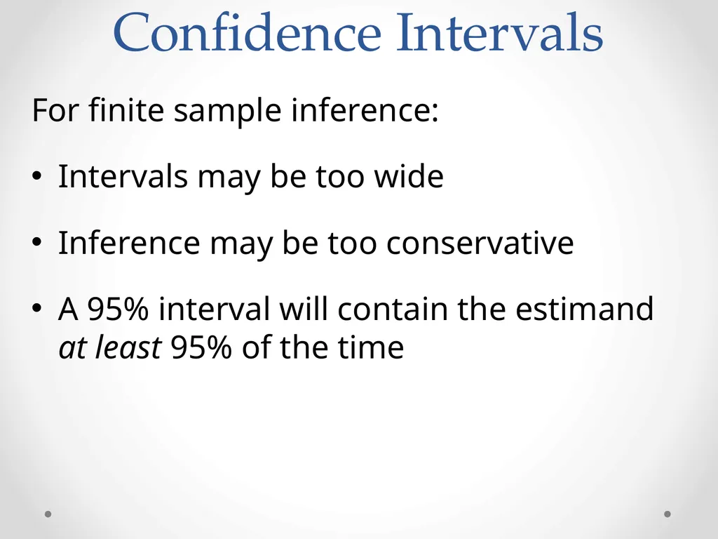 Inference: Neyman’s Repeated Sampling STA 320 - slide 28 of 39