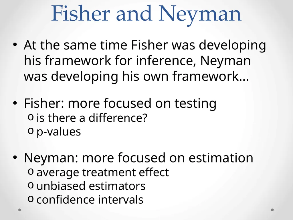 Inference: Neyman’s Repeated Sampling STA 320 - slide 9 of 39