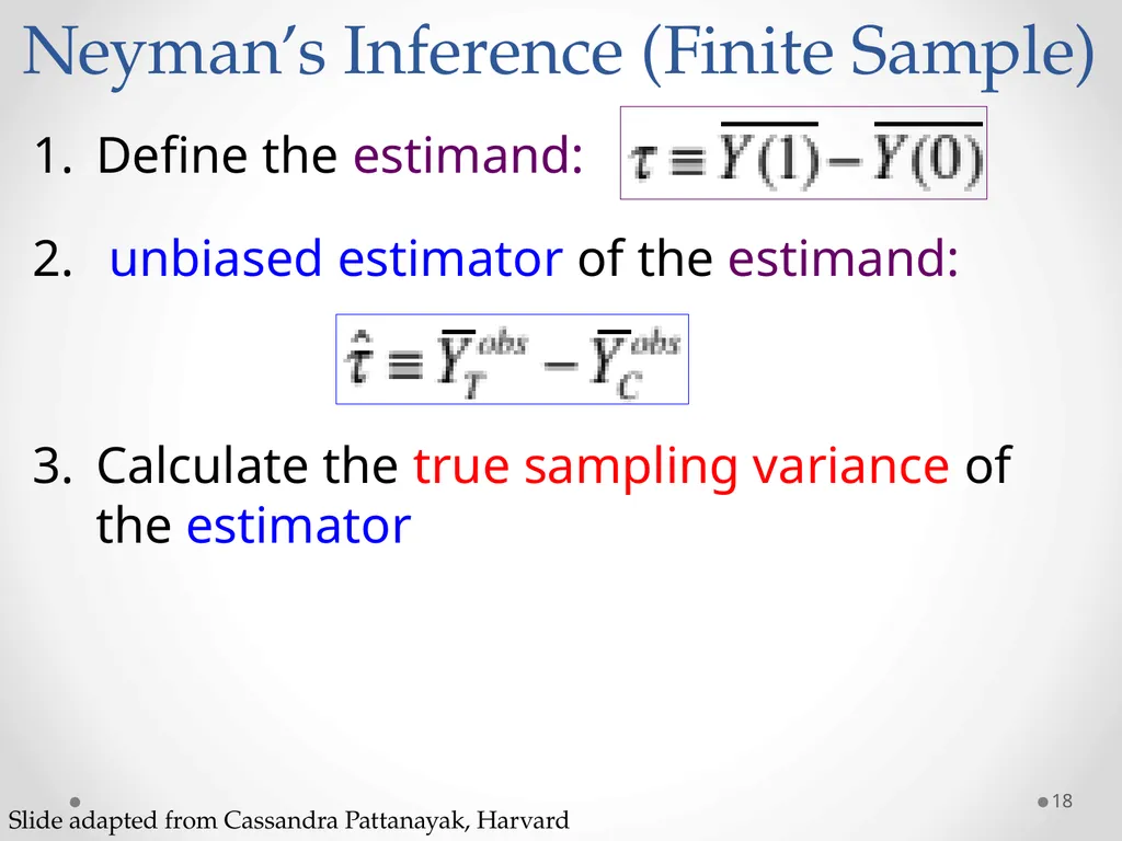 Inference: Neyman’s Repeated Sampling STA 320 - slide 18 of 39