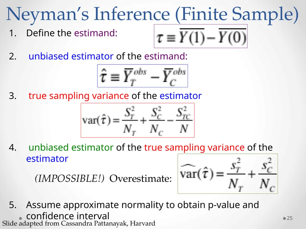 Inference: Neyman’s Repeated Sampling STA 320 - slide 25 of 39