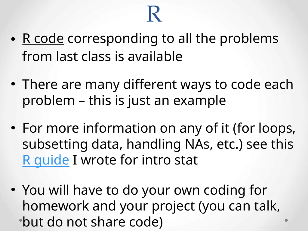 Inference: Neyman’s Repeated Sampling STA 320 - slide 3 of 39