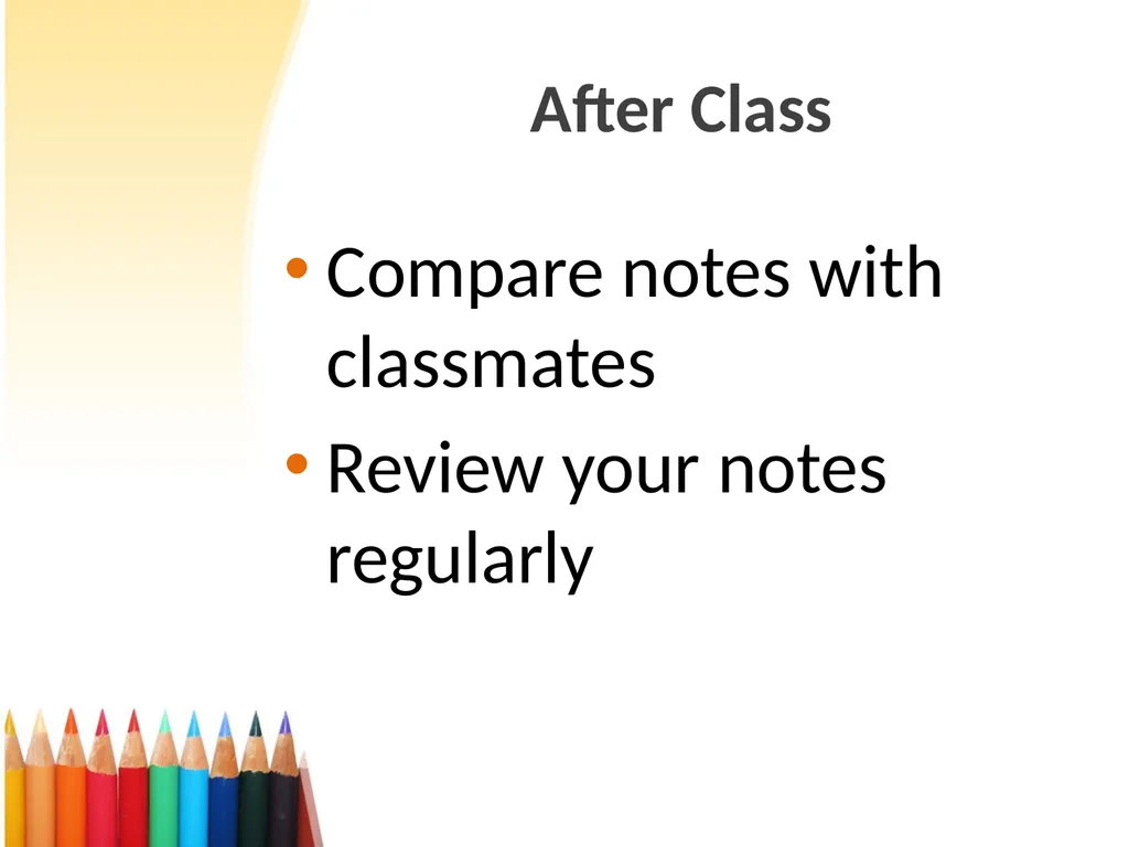 Note Taking Skills University Advising Services - slide 25 of 27