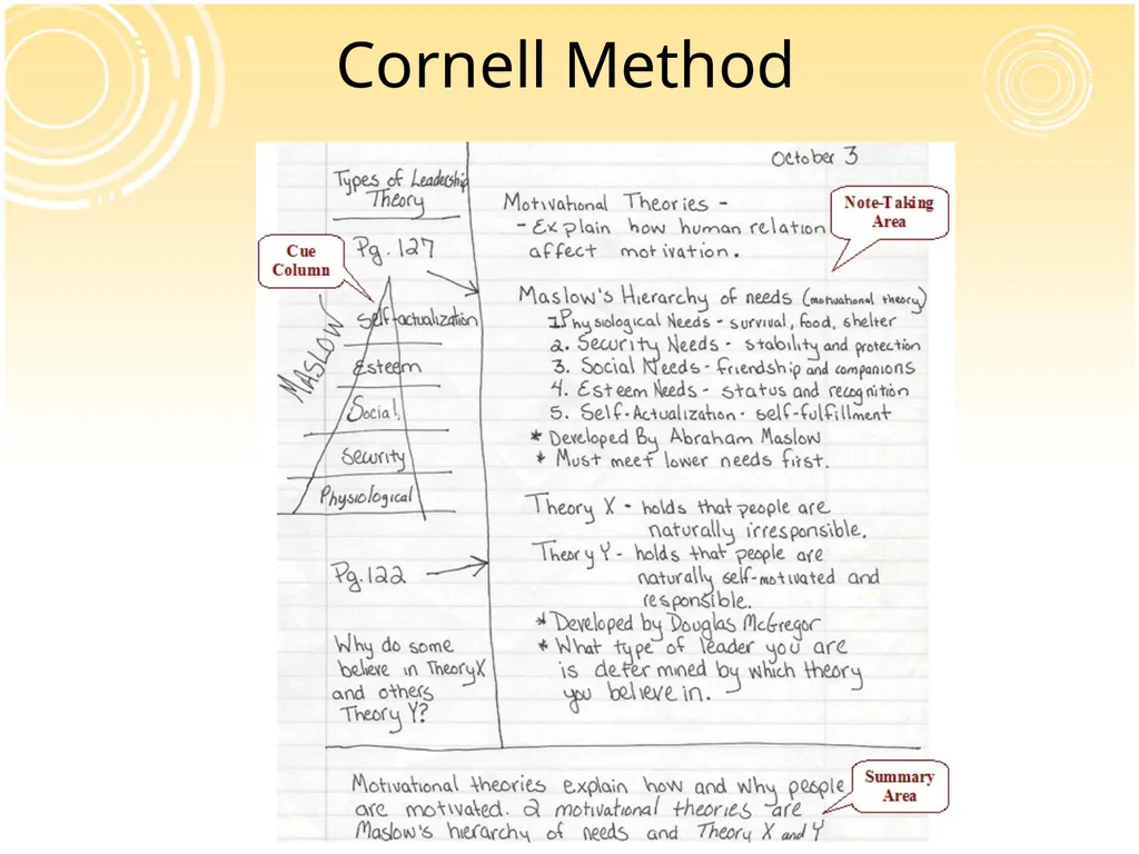 Note Taking Skills University Advising Services - slide 20 of 27