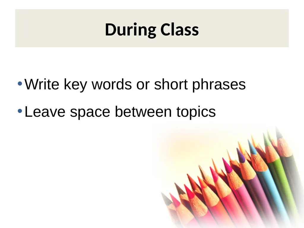 Note Taking Skills University Advising Services - slide 9 of 27