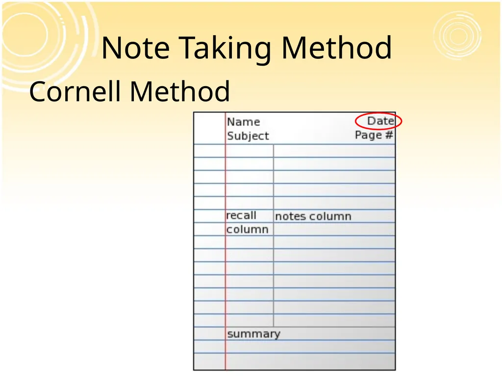 Note Taking Skills University Advising Services - slide 19 of 27