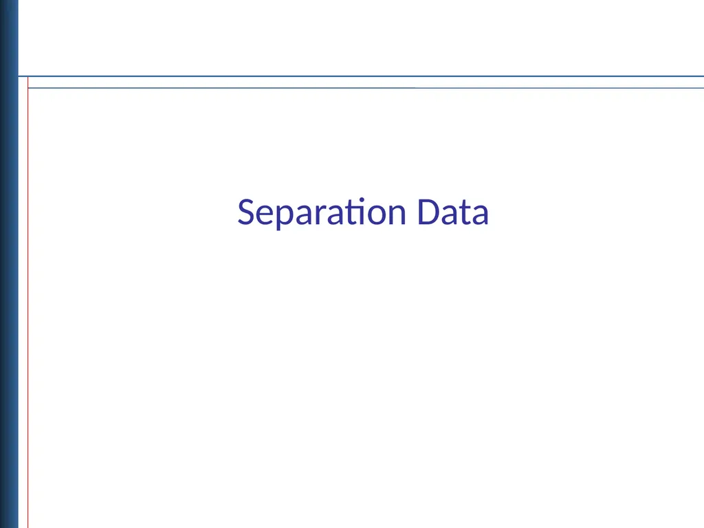 Deployment and Separation Data Objectives - slide 11 of 18