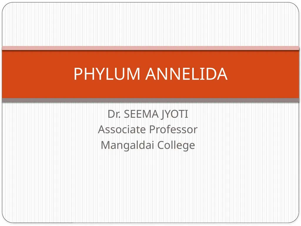 Dr. SEEMA JYOTI Associate Professor Mangaldai - slide 1 of 6