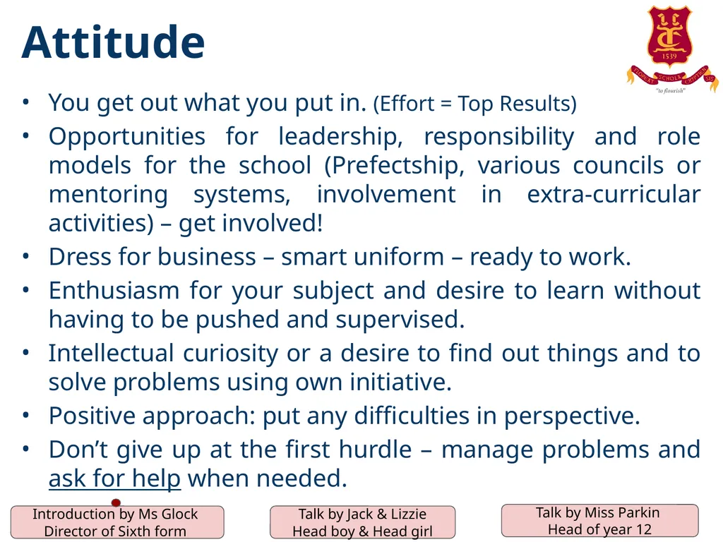 The Crypt School Sixth Form Information/ - slide 13 of 33