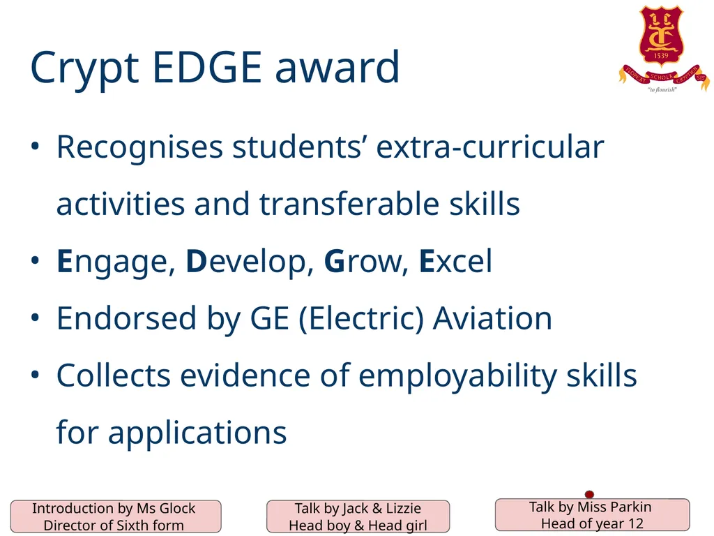 The Crypt School Sixth Form Information/ - slide 22 of 33