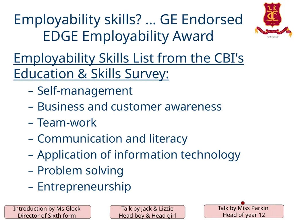 The Crypt School Sixth Form Information/ - slide 21 of 33