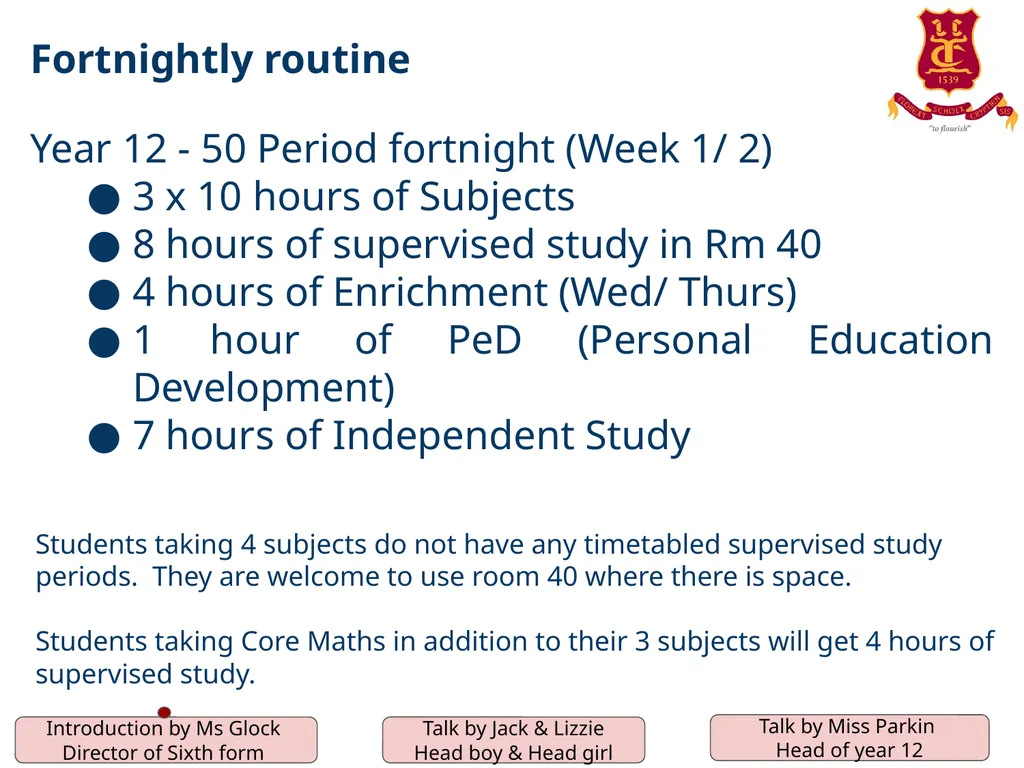 The Crypt School Sixth Form Information/ - slide 10 of 33